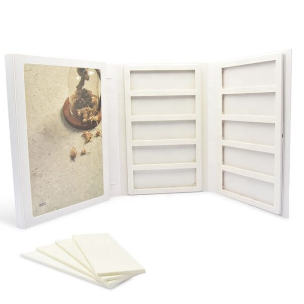 White Ceramic Tile Sample Folder Portable Sample Book