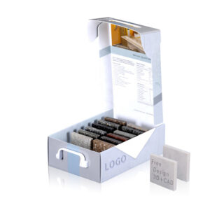 Portable Exquisite Stone Sample Packaging Display Box
