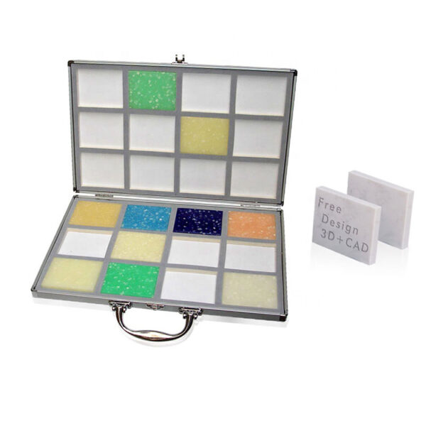 China Mosaic Tile Sample Aluminum Suitcase Supplier