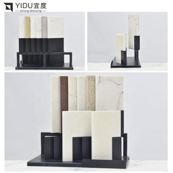 Quartz Stone Desktop Display Rack Factory Wholesale Customization