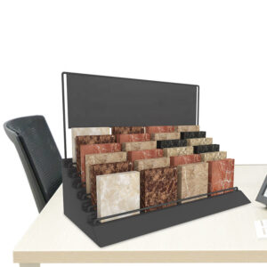 Custom Marble Desktop Display Rack For Stone Display