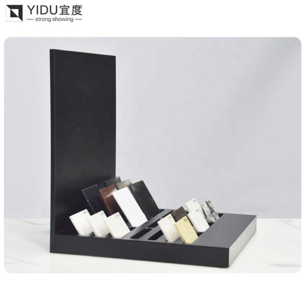 Exquisite Marble Quartz Stone Countertop Display Rack Ceramic Tile Display Wholesale