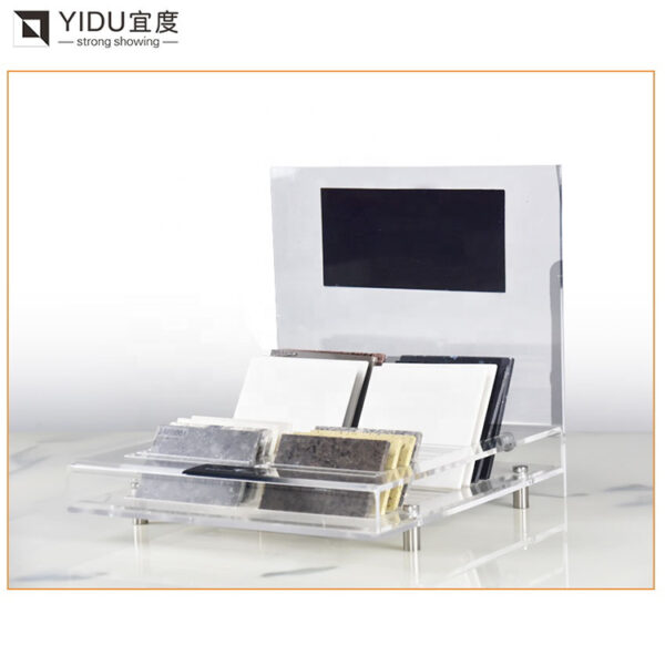 Acrylic Display Stands For Quartz Stone Marble Tile Granite Display
