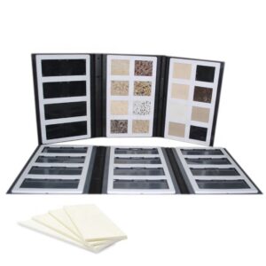 High Quality Plastic Swatch Quartz Stone Marble Sample Book