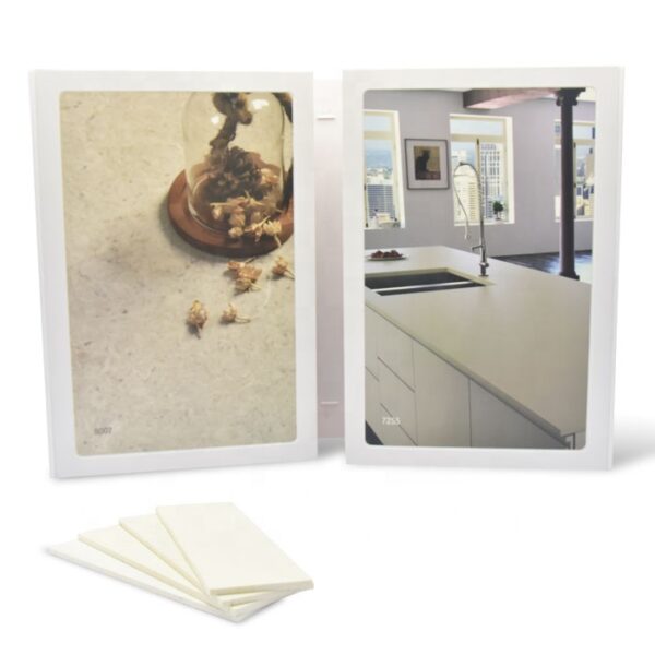 White Ceramic Tile Sample Folder Portable Sample Book