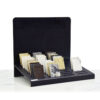 New Design Black Countertop Quartz Stone Tile Sample Display Rack