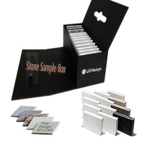 Distributor of Black Quartz Sample Display Box