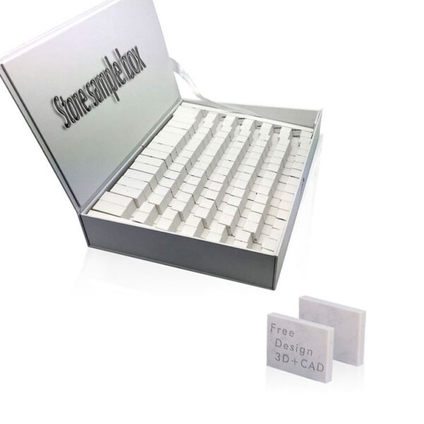 Exquisite Marble Quartz Stone Sample Display Box Supplier