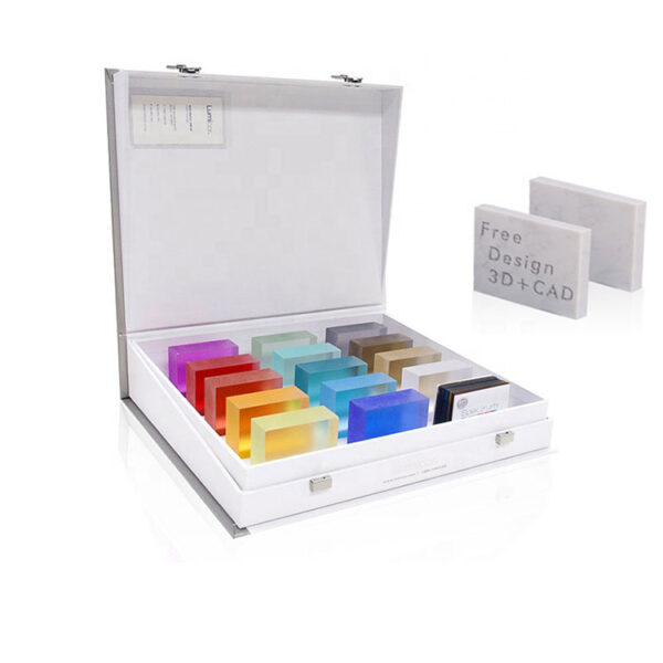 Quartz Sample Display Box Case