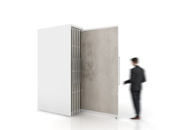 Sliding Tile Display For Large Format Tiles