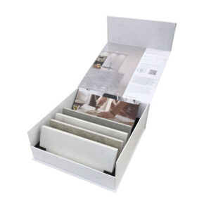 Retail Store Quartz Stone Sample Display Box