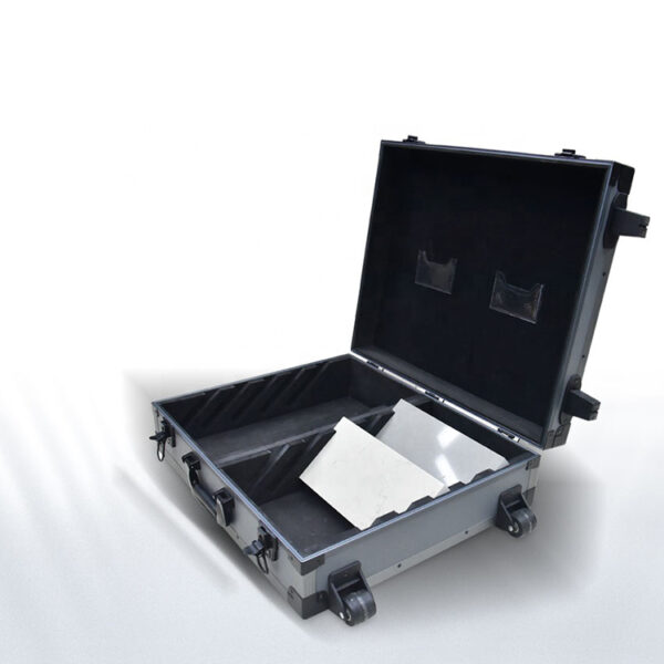 Stone Tile Sample Box With Wheel Aluminum Sample Suitcase