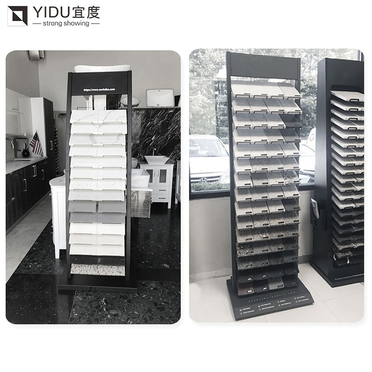 Tiles Showroom Display Marble Quartz Stone Floor Stand