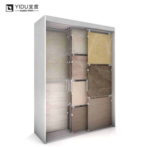 Custom Ceramic Tile Hanging Display Rack For Showroom Display