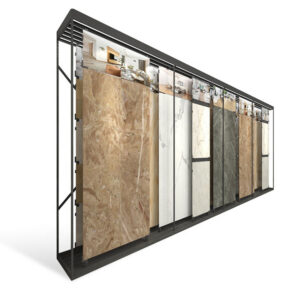 Push-pull Display Rack For Ceramic Tile Granite Marble Quartz Stone Showroom Display Rack