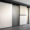 Large Tile Modular Display System, Tile Panel Sliding Display Rack