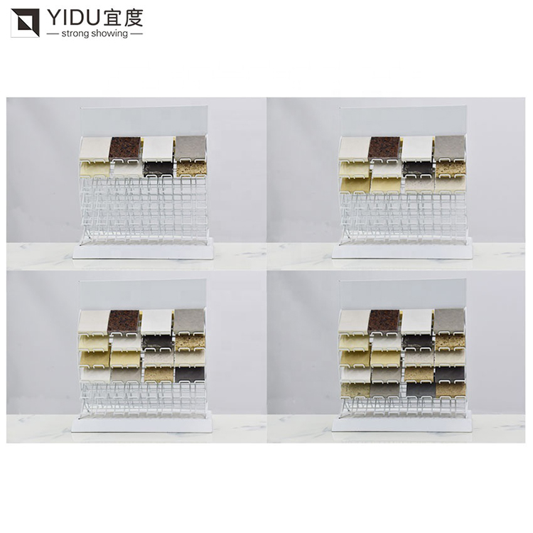 Quartz Stone Countertop Display, For Marble Tile Granite Display Metal Rack