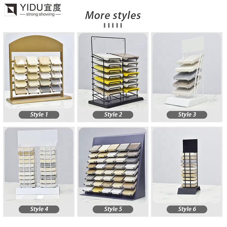 Quartz Stone Countertop Display, For Marble Tile Granite Display Metal Rack