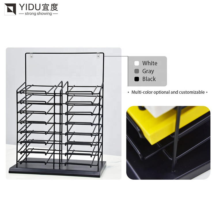 Countertop Quartz Display Rack,Marble Tile Metal Display Rack