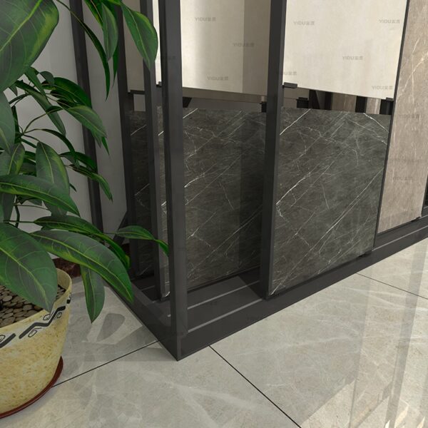 High Quality Exhibition Push-Pull Marble Stone Sliding Tile Showroom Display