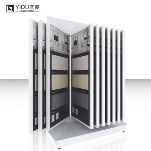 High Quality Metal Stone Tile Sample Book Wing Type Display Stand