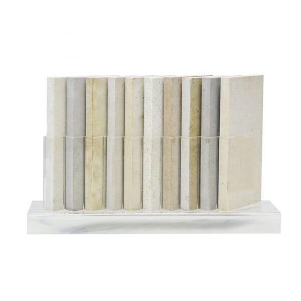 Tabletop Acrylic Display Stands For Marble Quartz Stone Ceramic Tile Display