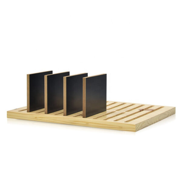 Wooden Counter Display Stands For Wooden Floor Tile Display