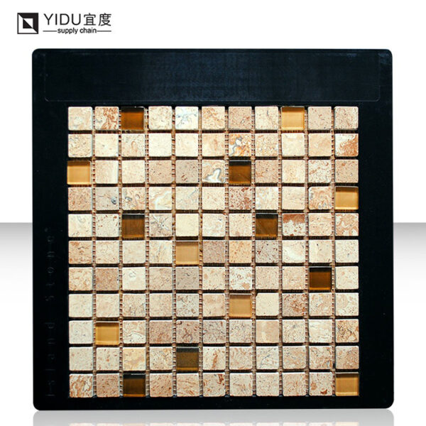 Black Display Board Mosaic Tile Mdf Panel