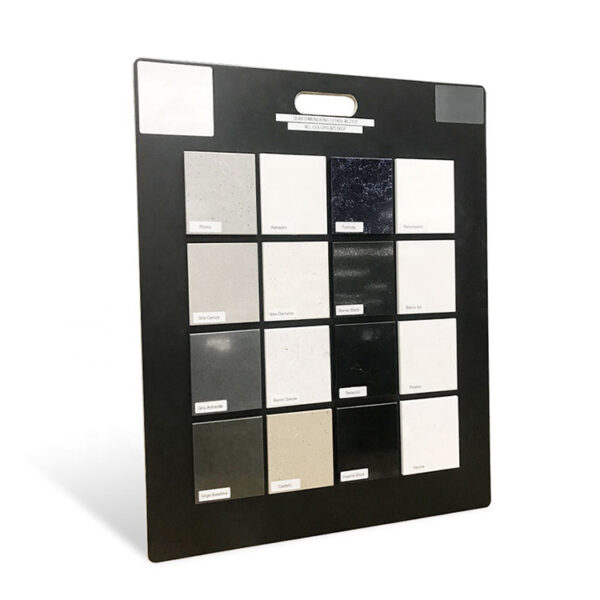 Custom Mdf Board Granite Tile Sample Hanging Display Board