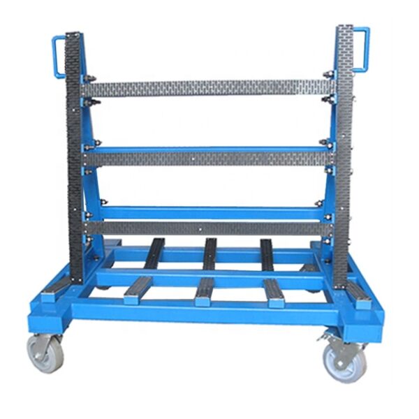 Double Side Granite Steel A-frame Rack For Display And Storage Slabs