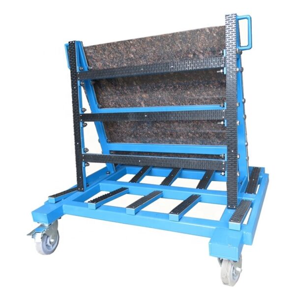 Double Side Granite Steel A-frame Rack For Display And Storage Slabs