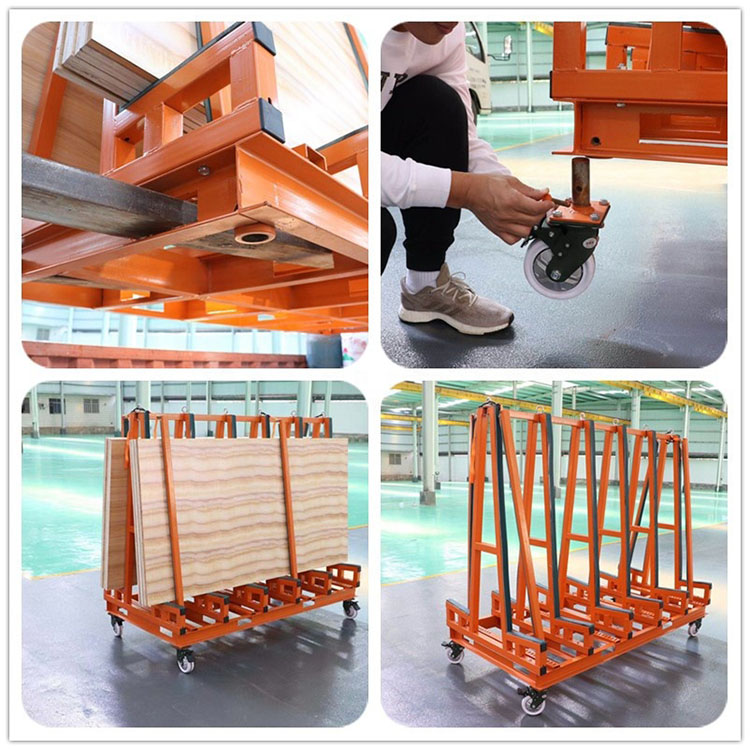 Stone Transportation Frame For Mable Granite Slab Glass A Frame Storage Rack