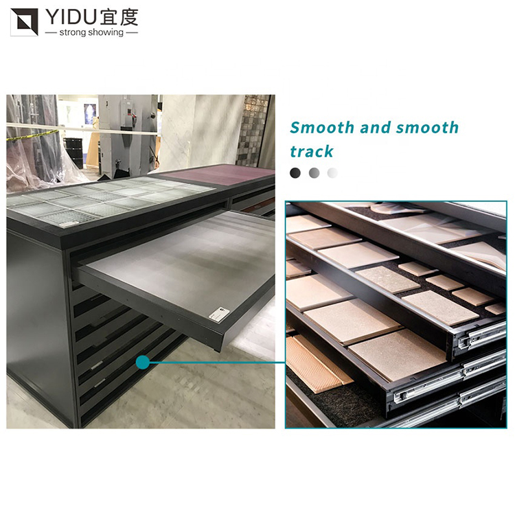 Stone Sample Board Tile Wood Floor Drawer Display Rack