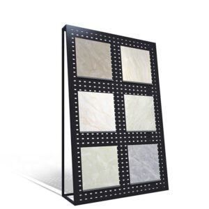 Custom Marble Granite Tile Wall Slab Stone Display Stand For Different Size