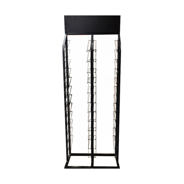 12/24/36 Layer Quartz Slate Display Rack, Marble Wood Floor Metal Display Rack Wholesale