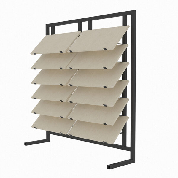 Quartz Stone Display Rack Marble Metal Display Rack Stone Display