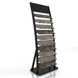 Customized Cultural Stone Floor Metal Display Rack