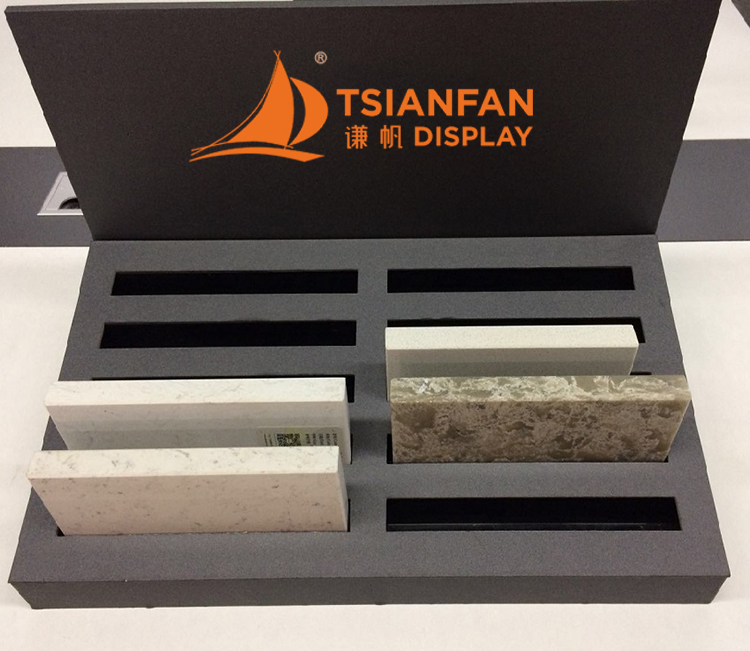 quartz stone sample display rack