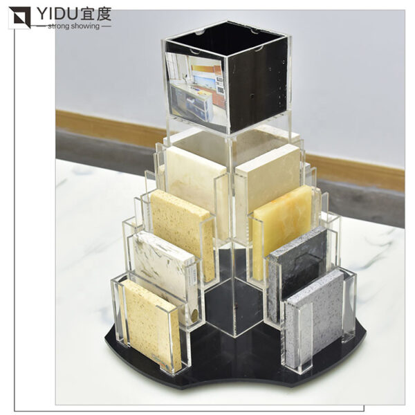 Acrylic Quartz Stone Tile Granite Countertop Display Stand