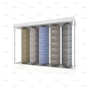 Showroom Mosaic Tile Sample Rotating Display Rack