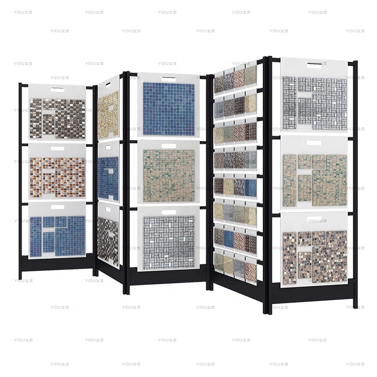 Showroom Screen Mosaic Panel Display Rack