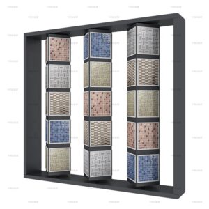 Custom Mosaic Rotating Display Stand