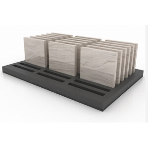 Showroom Tile Display Rack Wooden Floor Marble Countertop Display Rack