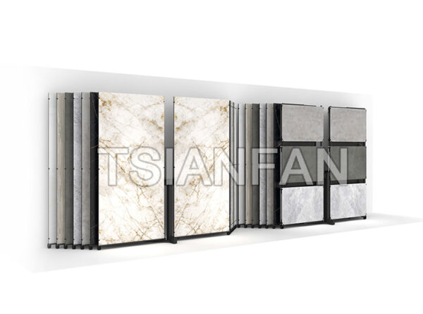 Granite Slab Sliding Display Stand,Sintered Stone Display Rack