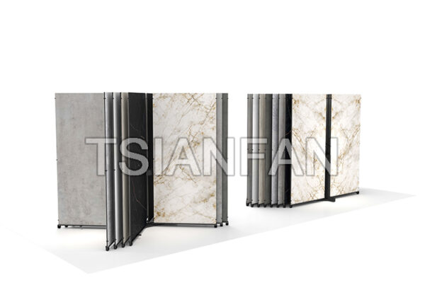 Sintered Stone Display Rack Tile Large Slab Push-pull Shelf