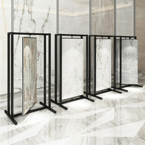 Marble Granite Tile Sample Push-pull Sliding Showroom Display Stand