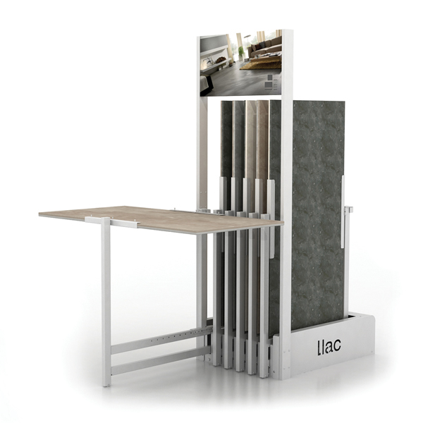 Sliding Display Stand For Porcelain Tiles