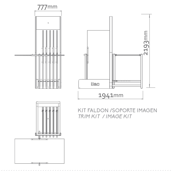 Sliding Display Stand For Porcelain Tiles