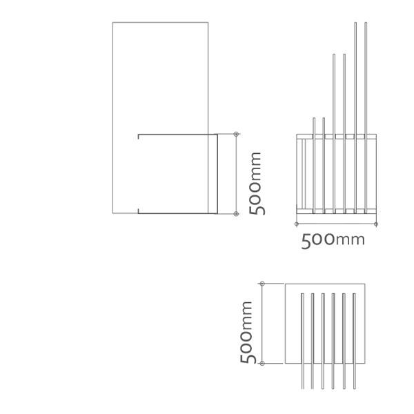 Tile Mosaic Sample Pull-out Display Stand