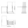 Sliding Display Stand For Porcelain Tiles